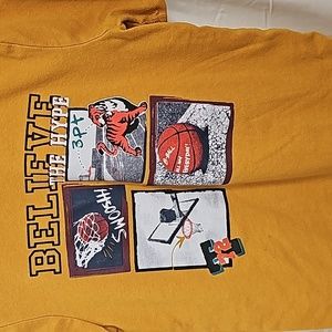 Garanimals Yellow 365 kids tee sports theme size 6 cotton/poly